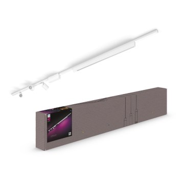 Philips - KIT 4x LED RGB Ljusreglerad belysning För skensystem Hue PERIFO LED RGB/44,6W/230V 2000-6500K