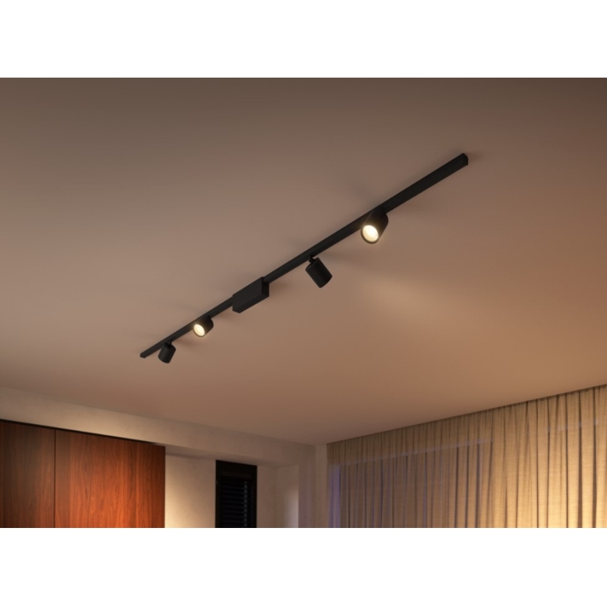 Philips  - KIT 4xLED RGB Dimbar spotlight För skensystem Hue PERIFO LED/20,8W/230V 2000-6500K