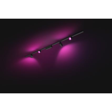 Philips  - KIT 4xLED RGB Dimbar spotlight För skensystem Hue PERIFO LED/20,8W/230V 2000-6500K