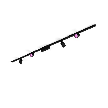 Philips  - KIT 4xLED RGB Dimbar spotlight För skensystem Hue PERIFO LED/20,8W/230V 2000-6500K