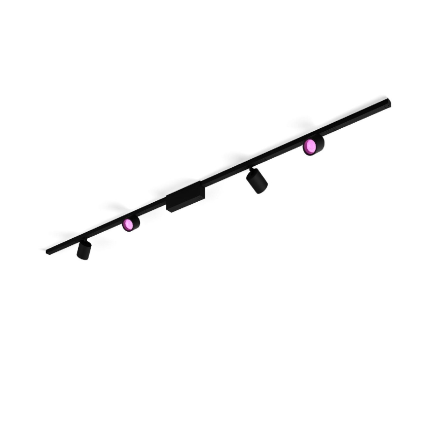 Philips  - KIT 4xLED RGB Dimbar spotlight För skensystem Hue PERIFO LED/20,8W/230V 2000-6500K