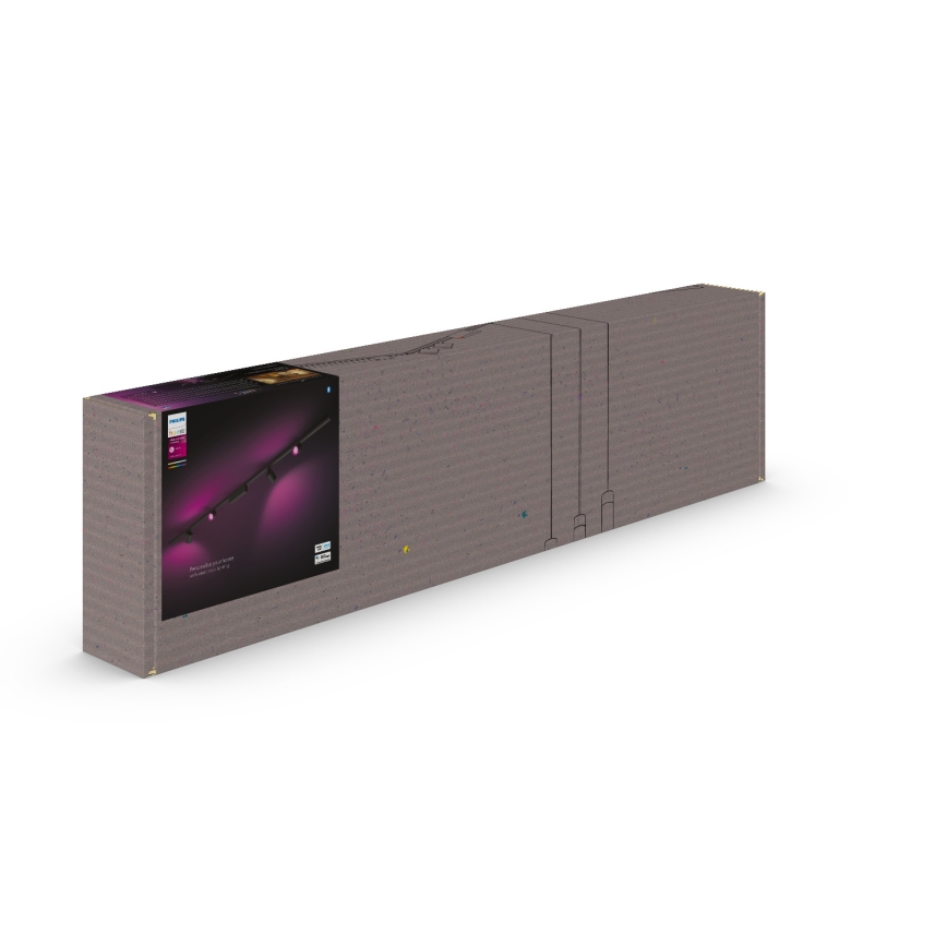 Philips  - KIT 4xLED RGB Dimbar spotlight För skensystem Hue PERIFO LED/20,8W/230V 2000-6500K