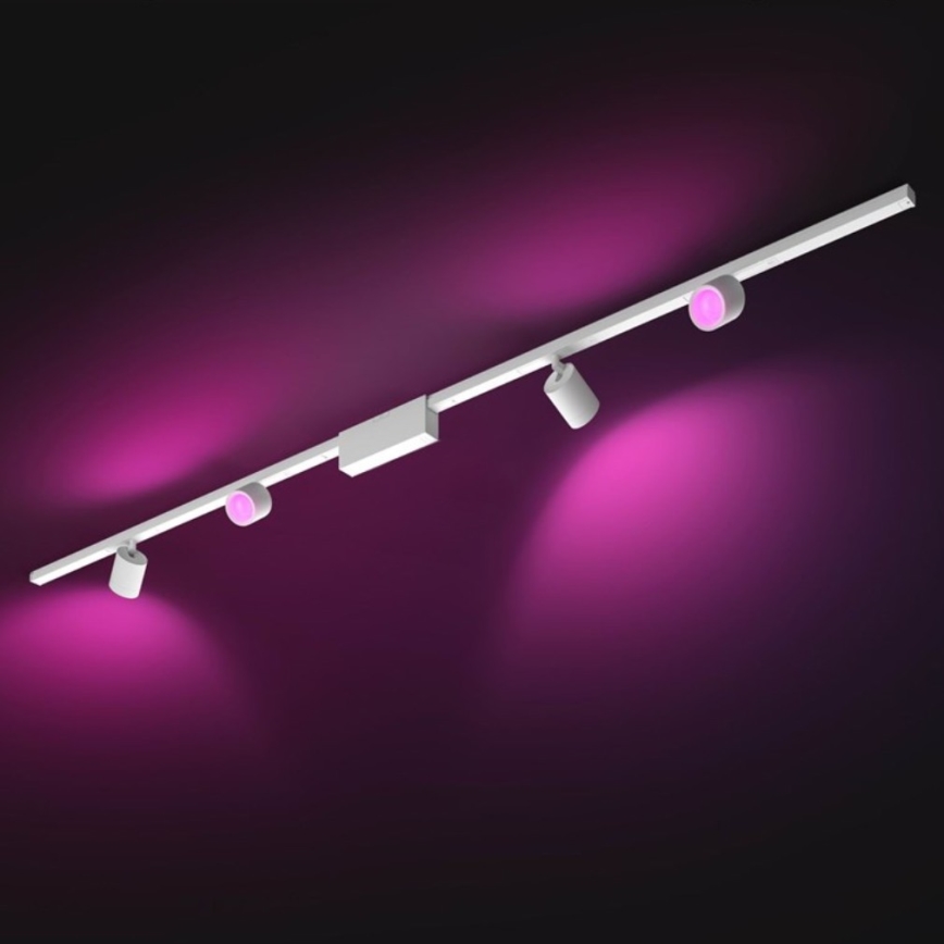 Philips  - KIT 4xLED RGB Dimbar spotlight  För skensystem Hue PERIFO LED RGB/20,8W/230V 2000-6500K