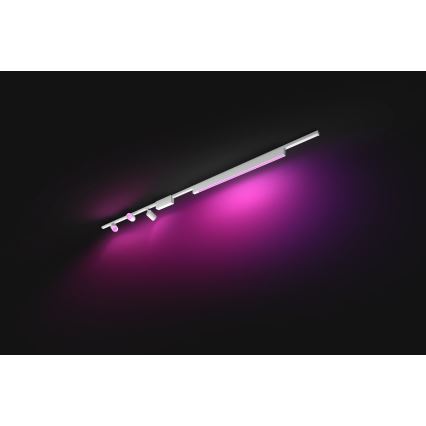 Philips - KIT 4x LED RGB Ljusreglerad belysning För skensystem Hue PERIFO LED RGB/44,6W/230V 2000-6500K