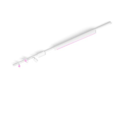Philips - KIT 4x LED RGB Ljusreglerad belysning För skensystem Hue PERIFO LED RGB/44,6W/230V 2000-6500K