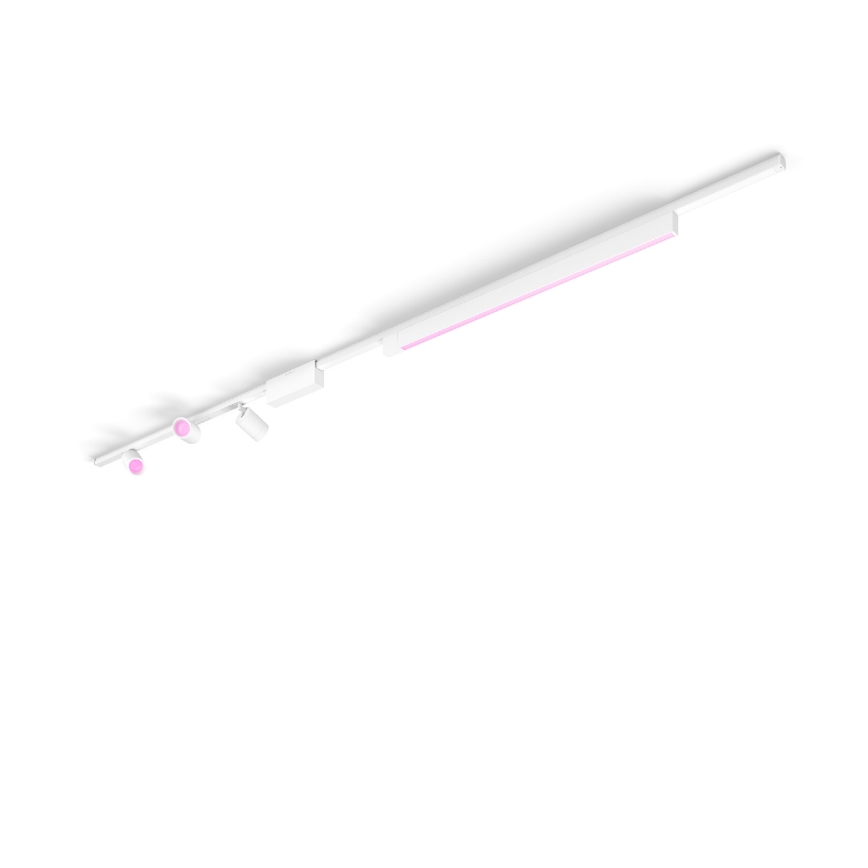 Philips - KIT 4x LED RGB Ljusreglerad belysning För skensystem Hue PERIFO LED RGB/44,6W/230V 2000-6500K