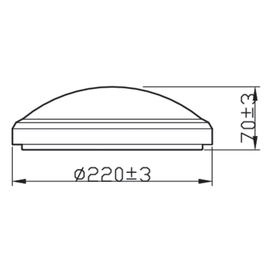Philips - LED Badrum taklampa BALANCE LED/6W/230V IP44