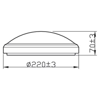 Philips - LED Badrumsbelysning tak BALANCE LED/6W/230V IP44