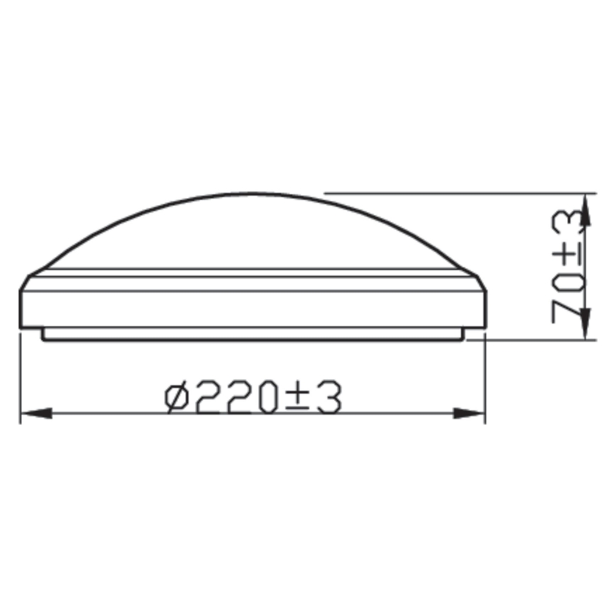 Philips - LED Badrumsbelysning tak BALANCE LED/6W/230V IP44