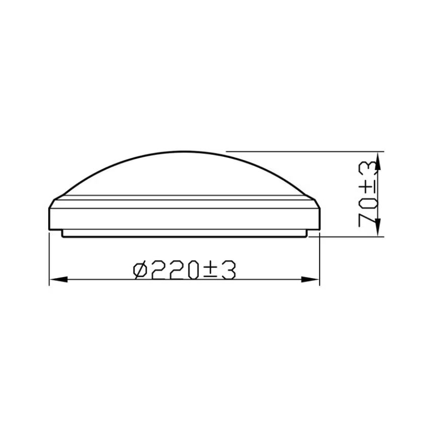 Philips - LED Badrumsbelysning tak DORIS LED/6W/230V 2,700K IP44
