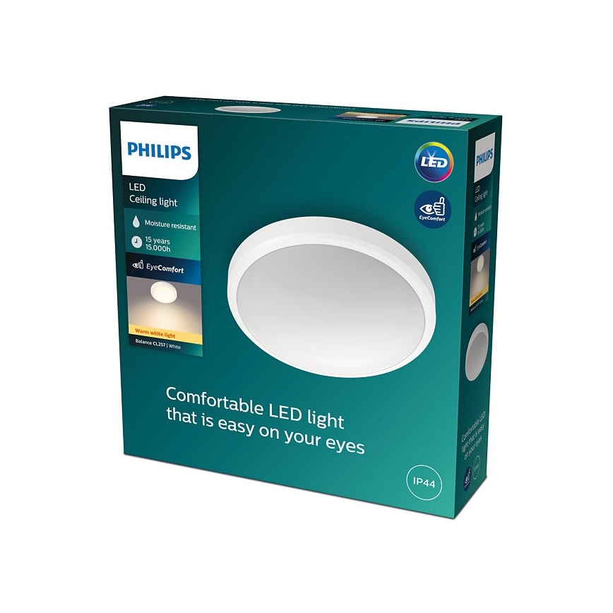 Philips - LED badrumstakbelysning  BALANCE LED/17W/230V IP44