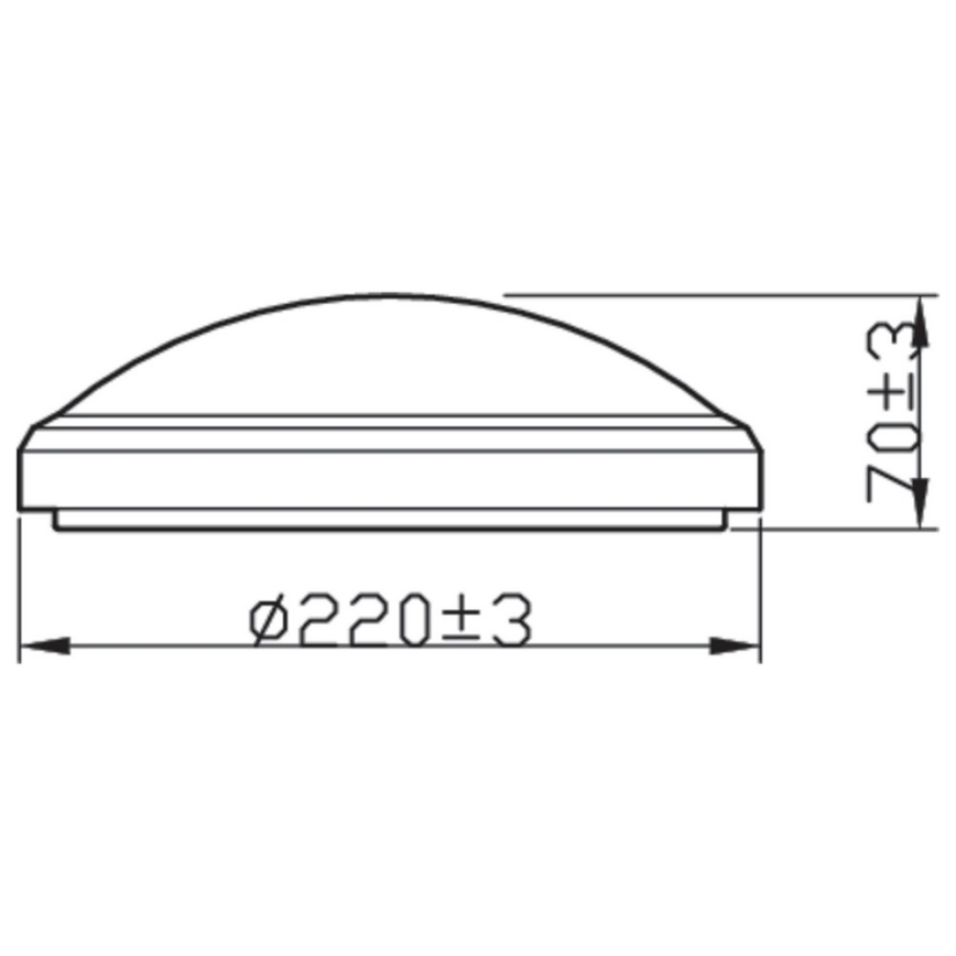 Philips - LED badrumstakbelysning  DORIS LED/6W/230V 4000K IP54 vit