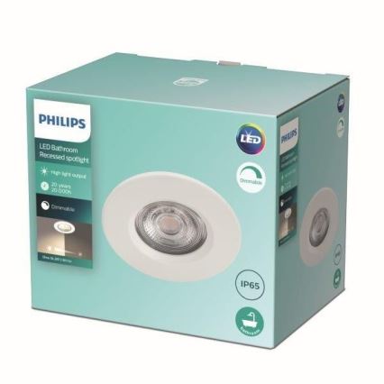 Philips - LED Dimbar Badrumsbelysning DIVE LED/5W/230V 2700K IP65