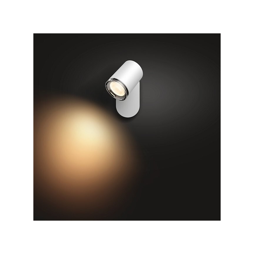 Philips - LED Dimbar Badrumsbelysning vägg Hue ADORE 1xGU10/5W/230V IP44 + Fjärrkontroll