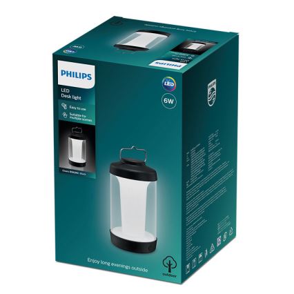 Philips - LED Dimbar bärbar lampa CICERO LED/6W/5V IP54