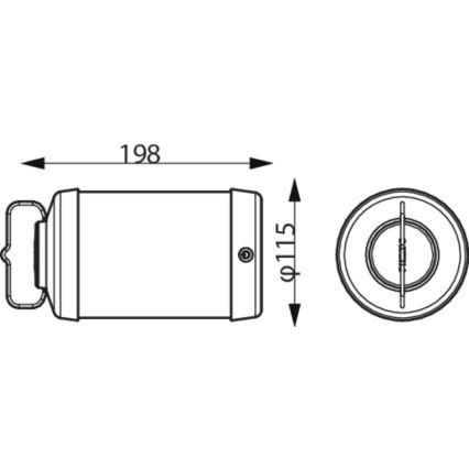 Philips - LED Dimbar bärbar lampa CICERO LED/6W/5V IP54
