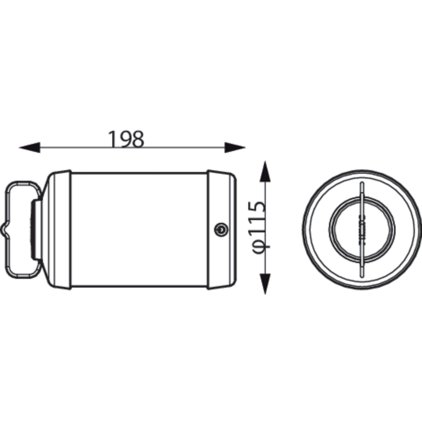 Philips - LED Dimbar bärbar lampa CICERO LED/6W/5V IP54