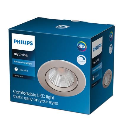 Philips - LED Dimbar infälld Belysning LED/5,5W/230V