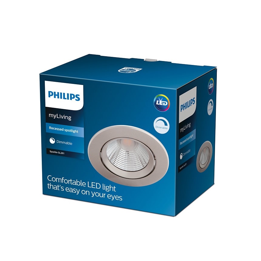 Philips - LED Dimbar infälld Belysning LED/5,5W/230V