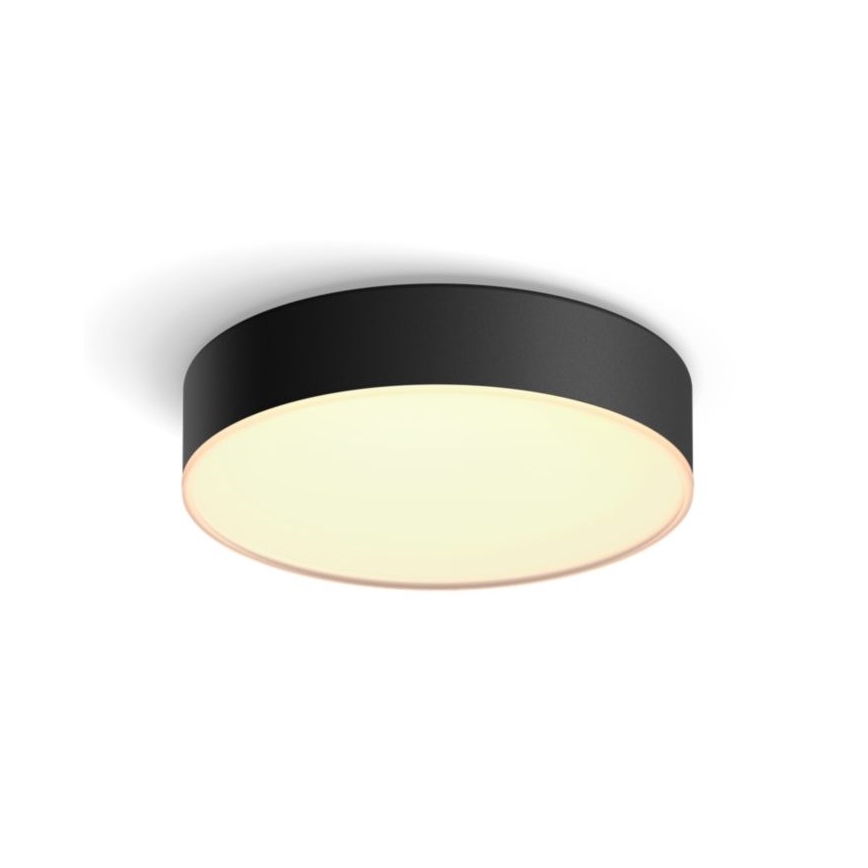 Philips - LED Dimbar taklampa Hue LED/9,6W/230V 2200-6500K diameter 261 mm svart + fjärrkontroll