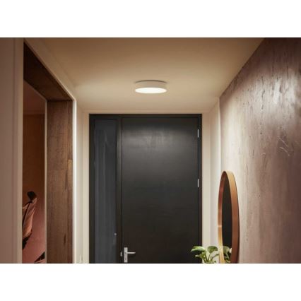 Philips - LED Dimbar taklampa Hue LED/9,6W/230V 2200–6500K diameter 261 mm vit + fjärrkontroll