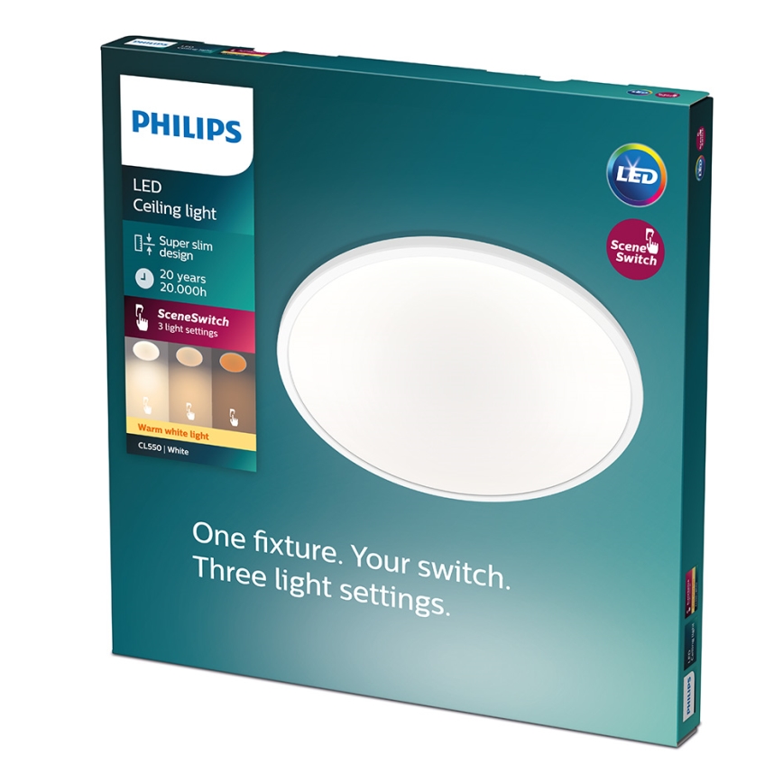 Philips - LED Dimbar Takbelysning klar 1xLED/18W/230V 2,700K