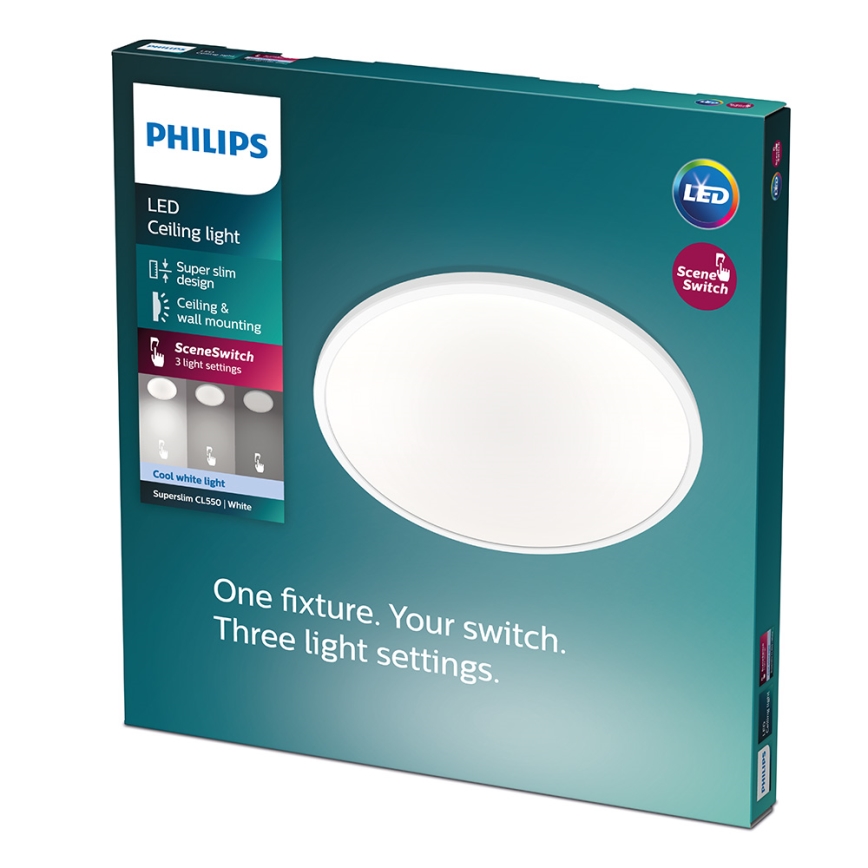 Philips - LED Dimbar Takbelysning klar 1xLED/18W/230V 4,000K