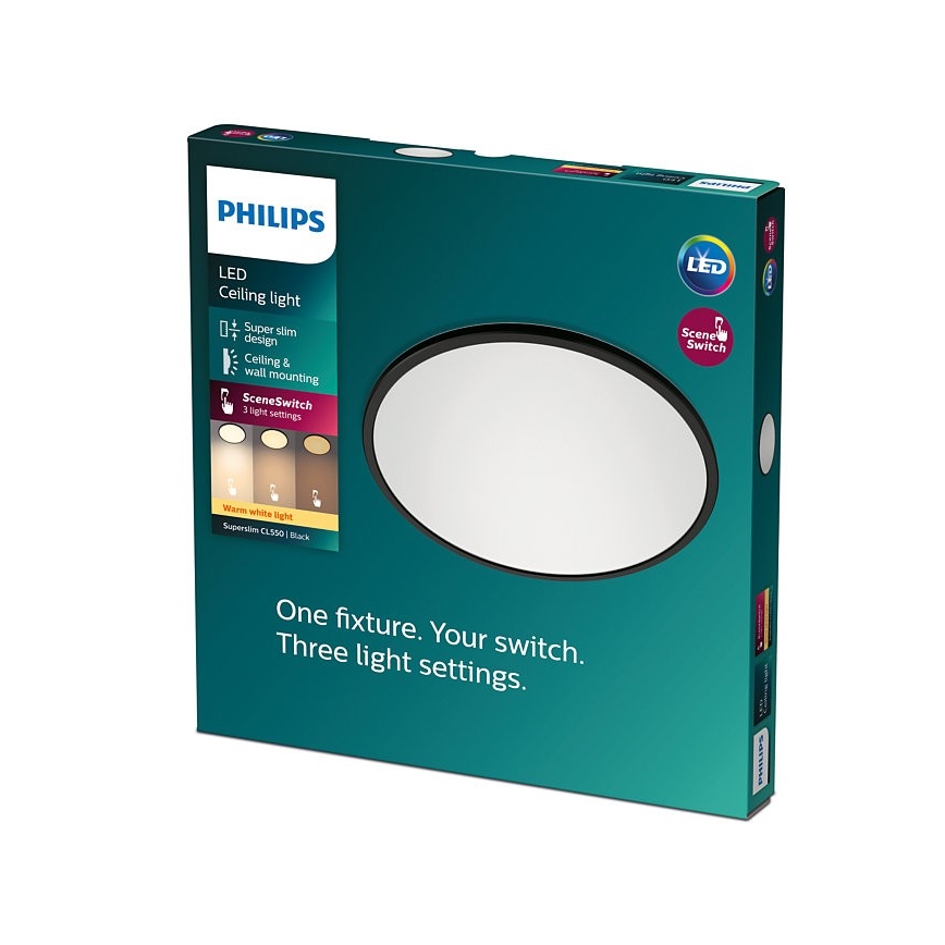 Philips - LED Dimbar Takbelysning SUPERSLIM CL550 LED/15W/230V