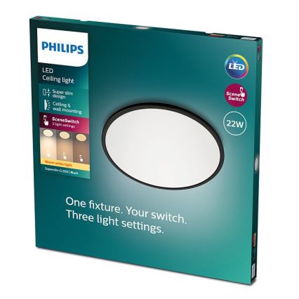 Philips - LED Dimbar Takbelysning SCENE SWITCH LED/22W/230V