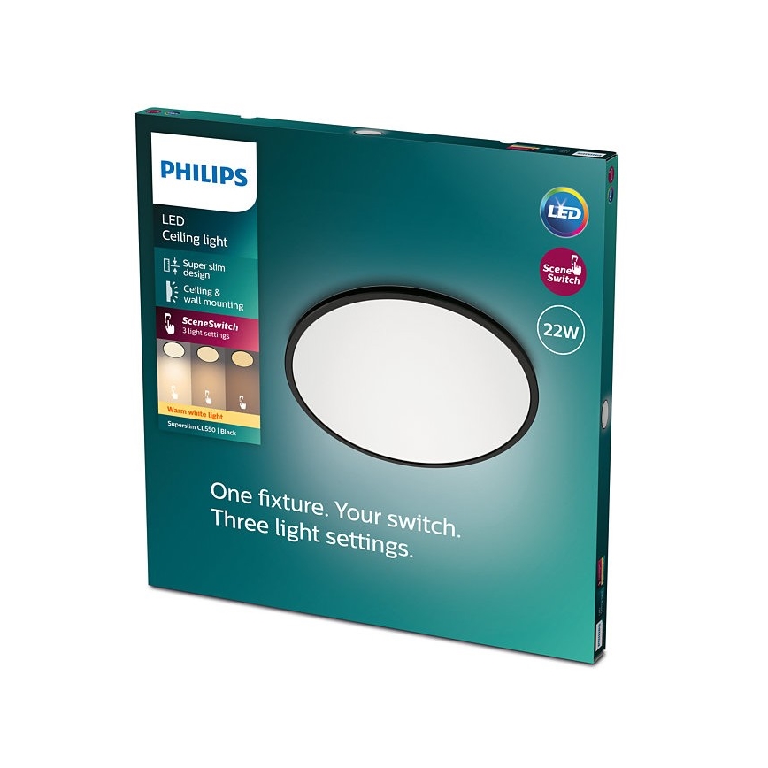 Philips - LED Dimbar Takbelysning SCENE SWITCH LED/22W/230V