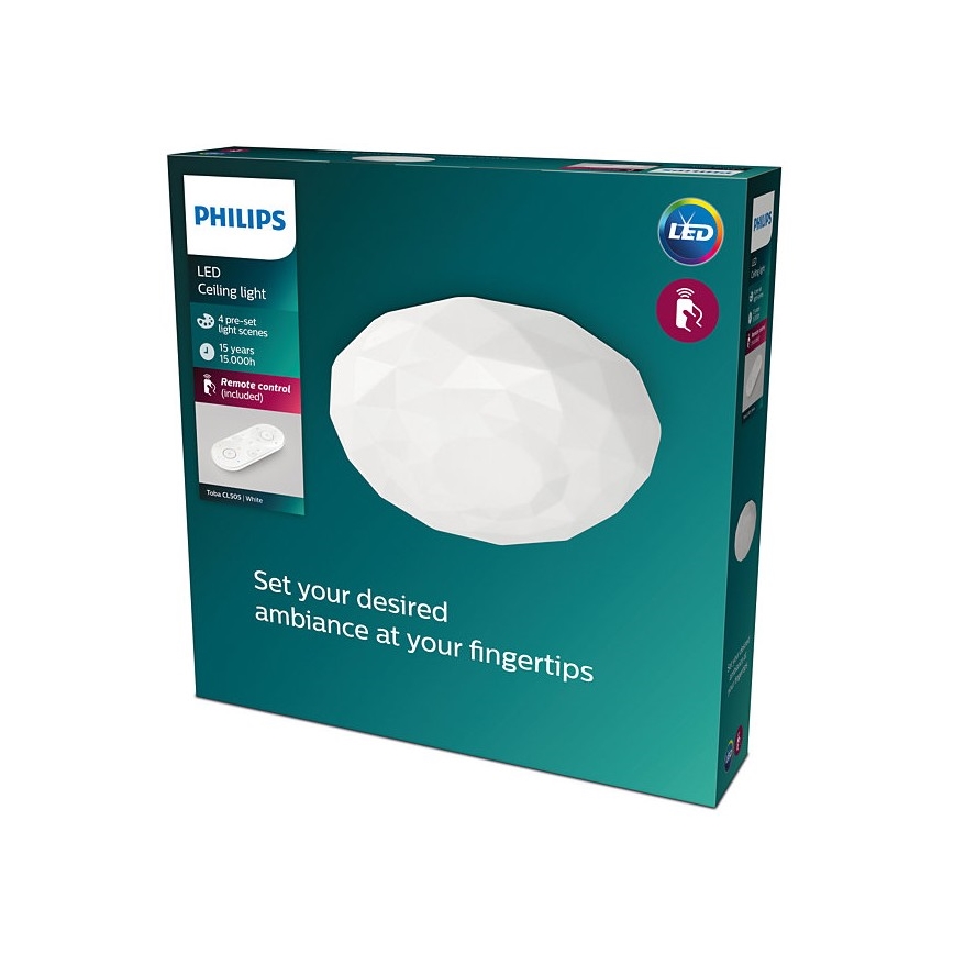 Philips - LED Dimbar Takbelysning LED/23W/230V 2700-6500K + Fjärrstyrd