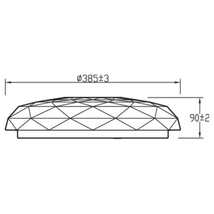 Philips - LED Dimbar Takbelysning LED/23W/230V 2700-6500K + Fjärrstyrd