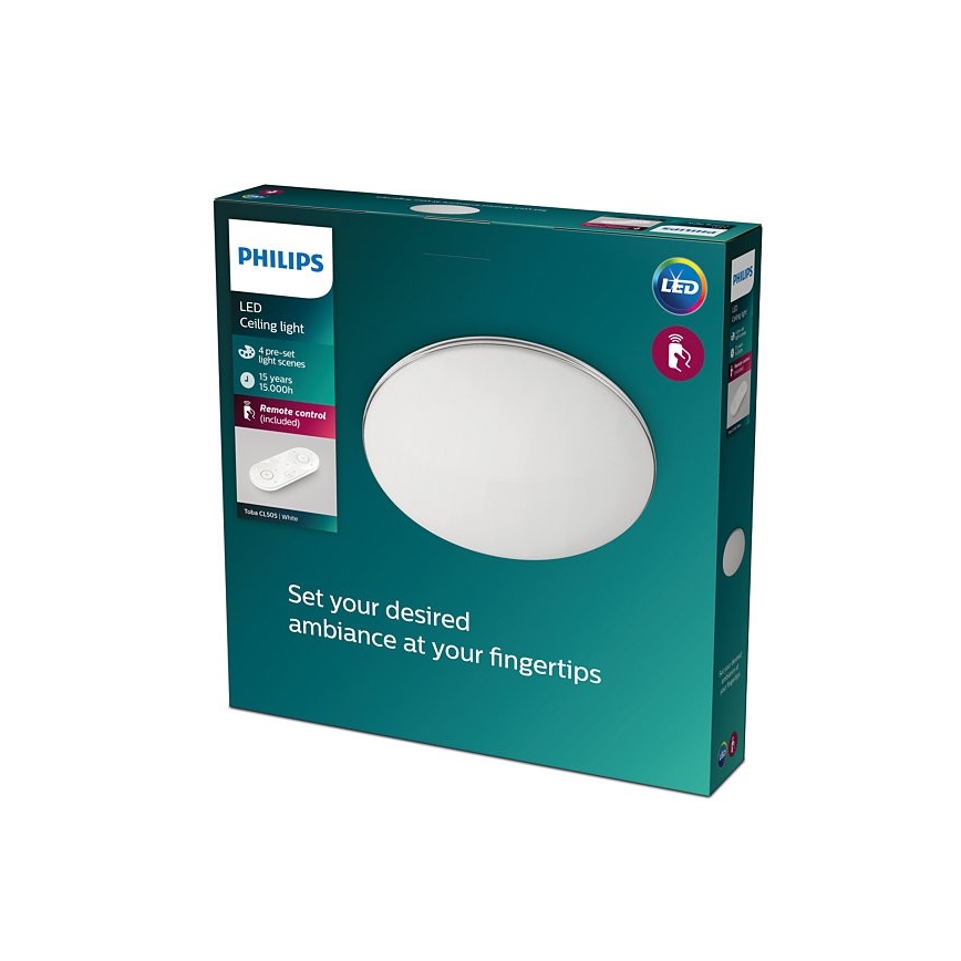 Philips - LED Dimbar Takbelysning LED/23W/230V 2700-6500K + Fjärrstyrd