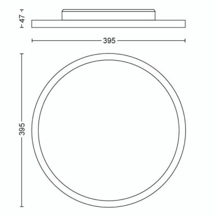 Philips - LED Dimbar taklampa Hue LED/19W/230V 2200-6500K + fjärrkontroll