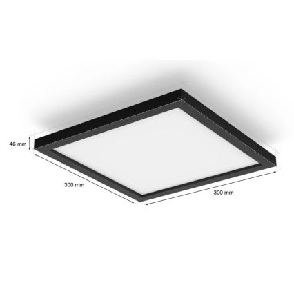 Philips - LED Dimbar taklampa Hue AURELLE LED/19W/230V + fjärrkontroll