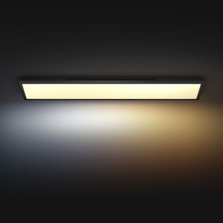 Philips - LED Dimbar taklampa Hue AURELLE LED/39W/230V 2200-6500K 120x30 cm svart
