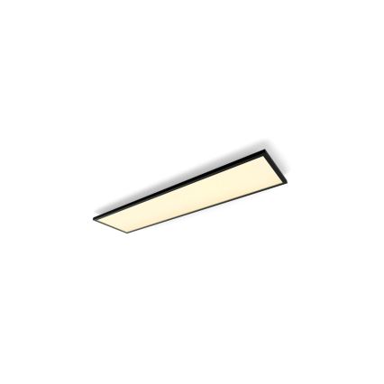 Philips - LED Dimbar taklampa Hue AURELLE LED/39W/230V 2200-6500K 120x30 cm svart