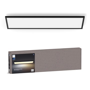 Philips - LED Dimbar taklampa Hue AURELLE LED/39W/230V 2200-6500K 120x30 cm svart