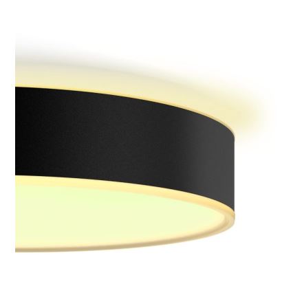 Philips - LED Dimbar taklampa Hue LED/33,5W/230V 2200-6500K diameter 425 mm svart + fjärrkontroll
