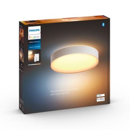 Philips - LED Dimbar taklampa Hue LED/33,5W/230V 2200-6500K diameter 425 mm vit + fjärrkontroll