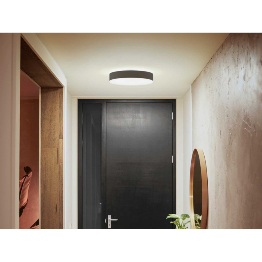 Philips - LED Dimbar taklampa Hue LED/19,2W/230V 2200-6500K diameter 381 mm svart + fjärrkontroll