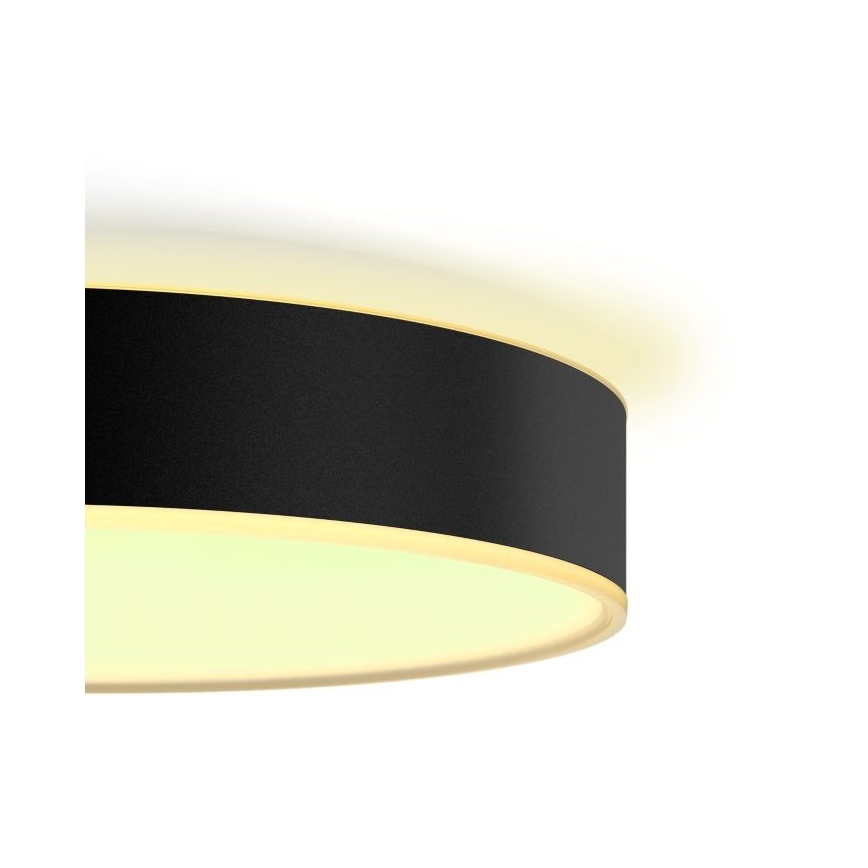 Philips - LED Dimbar taklampa Hue LED/19,2W/230V 2200-6500K diameter 381 mm svart + fjärrkontroll