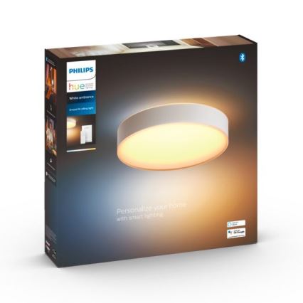 Philips - LED Dimbar taklampa Hue LED/19,2W/230V 2200-6500K diameter 381 mm vit + fjärrkontroll