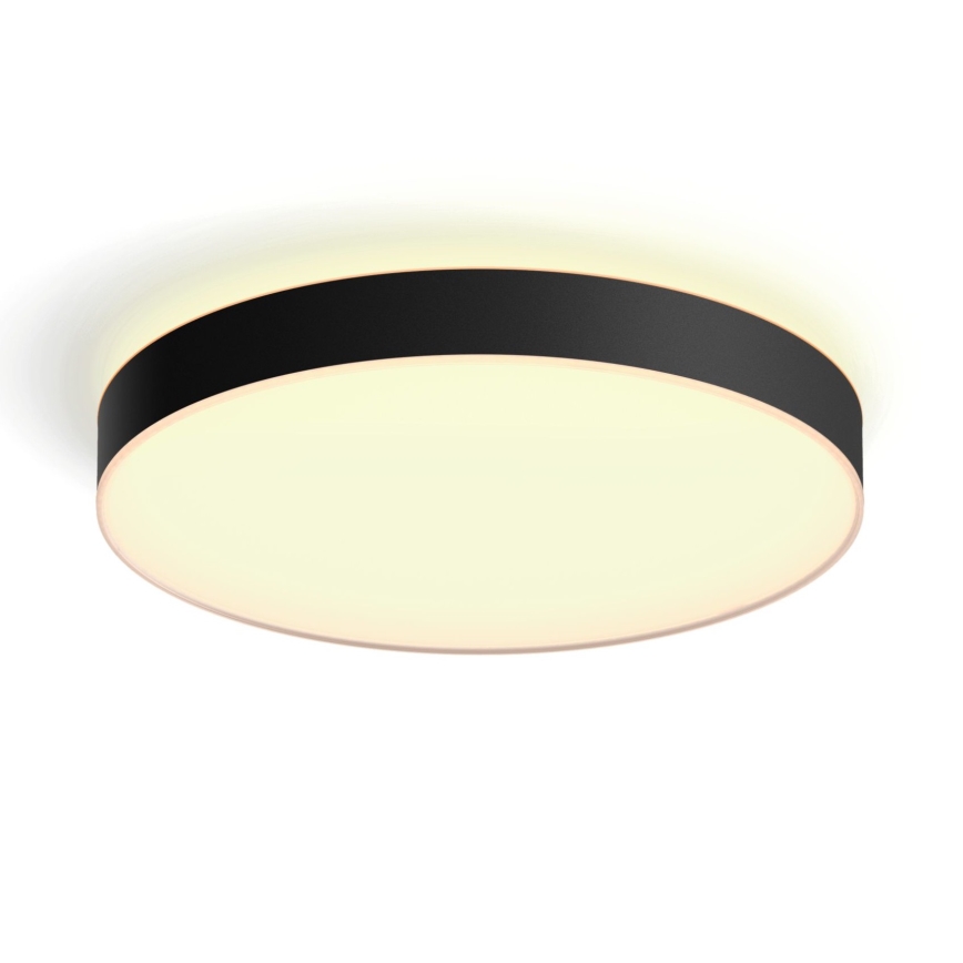 Philips - LED Dimbar taklampa Hue LED/48W/230V 2200-6500K diameter 551 mm svart + fjärrkontroll