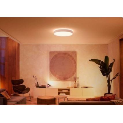 Philips - LED Dimbar taklampa Hue LED/48W/230V 2200-6500K diameter 551 mm vit + fjärrkontroll
