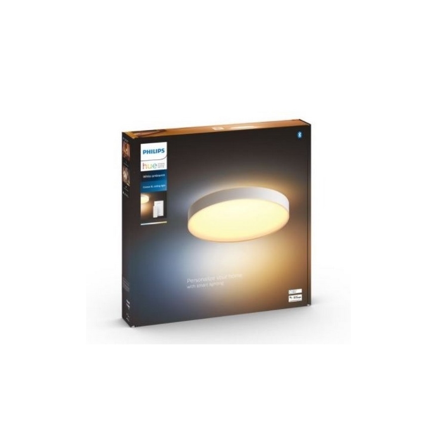 Philips - LED Dimbar taklampa Hue LED/48W/230V 2200-6500K diameter 551 mm vit + fjärrkontroll