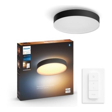Philips - LED Dimbar taklampa Hue LED/33,5W/230V 2200-6500K diameter 425 mm svart + fjärrkontroll