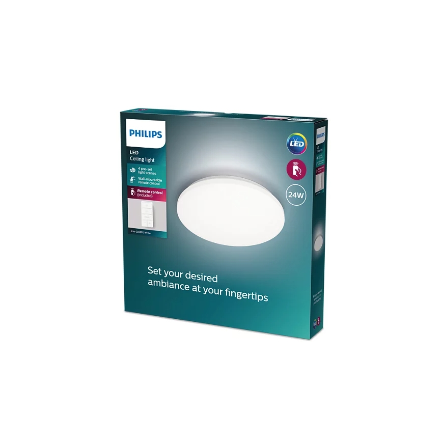 Philips - LED Dimbar taklampa LED/24W/230V 2700-6500K + fjärrkontroll