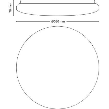 Philips - LED Dimbar taklampa LED/24W/230V 2700-6500K + fjärrkontroll
