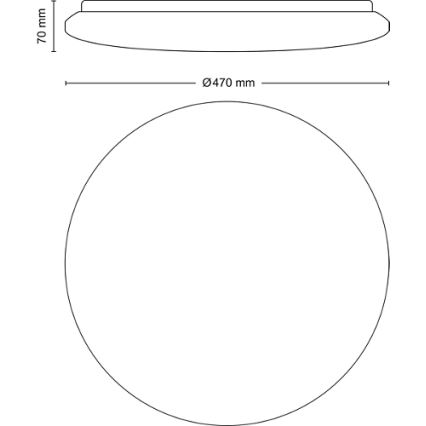 Philips - LED Dimbar taklampa LED/40W/230V 2700-6500K + fjärrkontroll